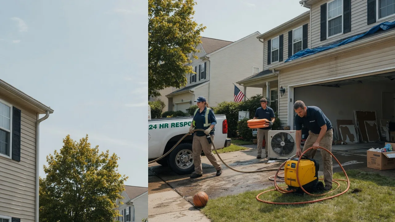 Emergency Water Damage Restoration in Bunker Hill, IL near me